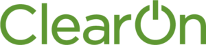 Företaget ClearOn's gröna logotyp