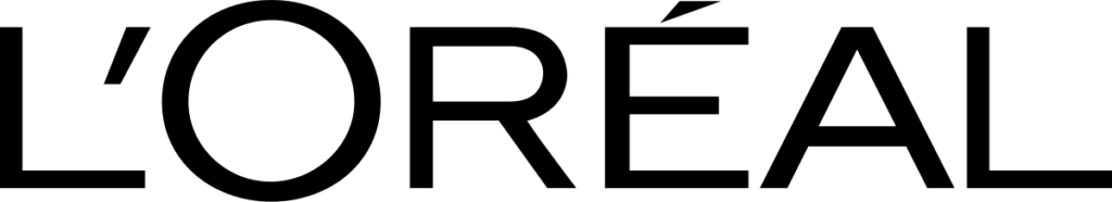 Varumärket L'Oreals svarta logotyp